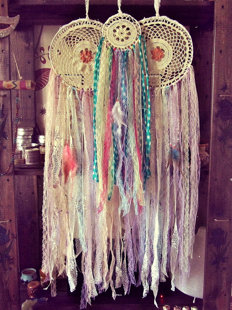 Gypsy Colorful Dreamcatchers Set - Hippie Home Decor